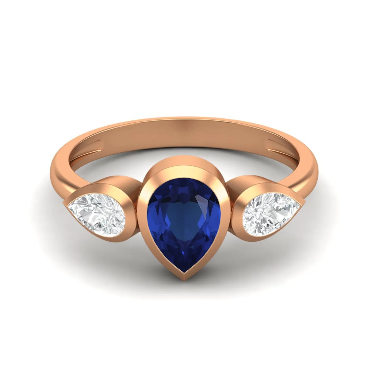 Natural Blue Sapphire 925 Sterling Silver 1.25 Cts Ring For Women