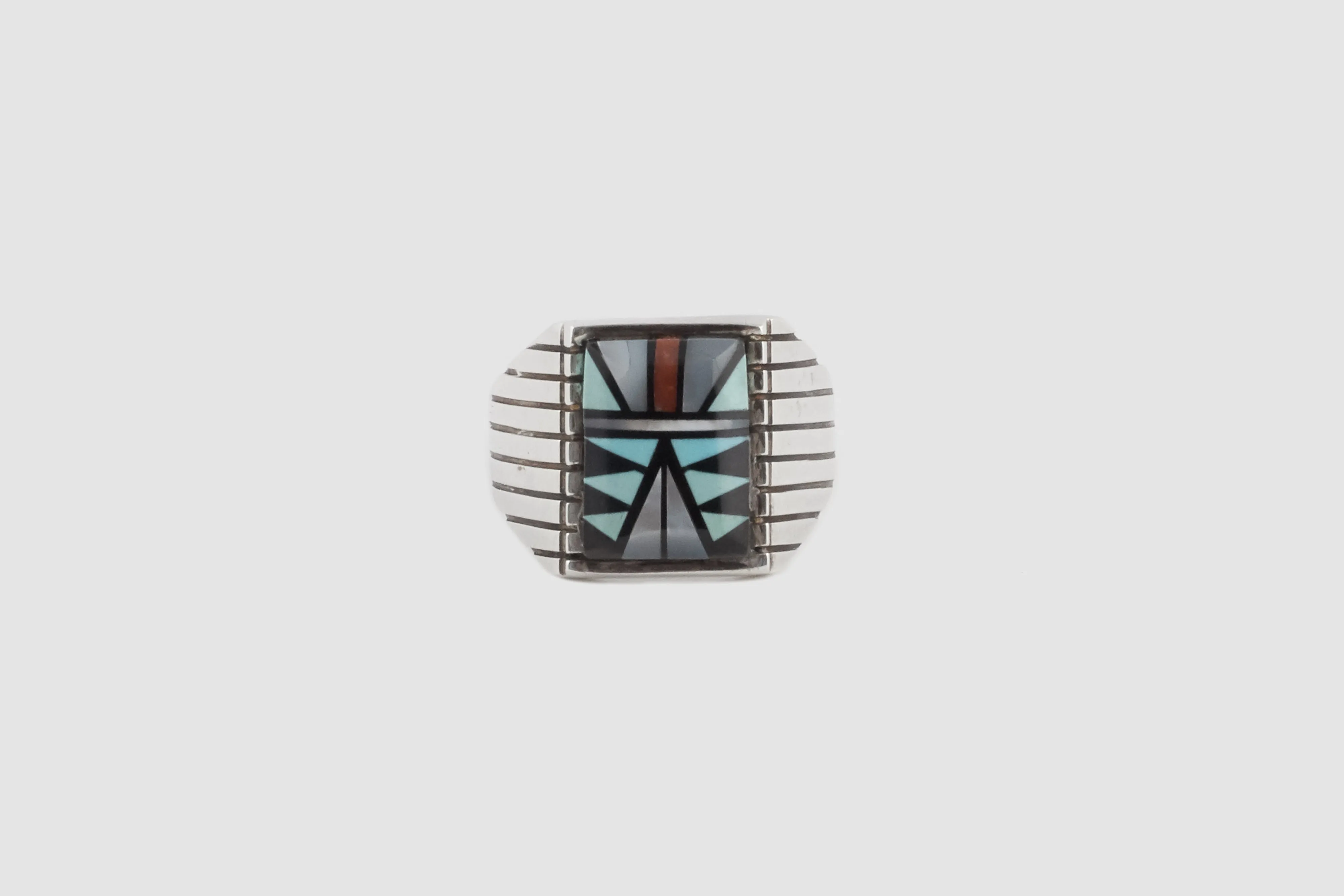 Navajo Multi Stone Inlay Ring