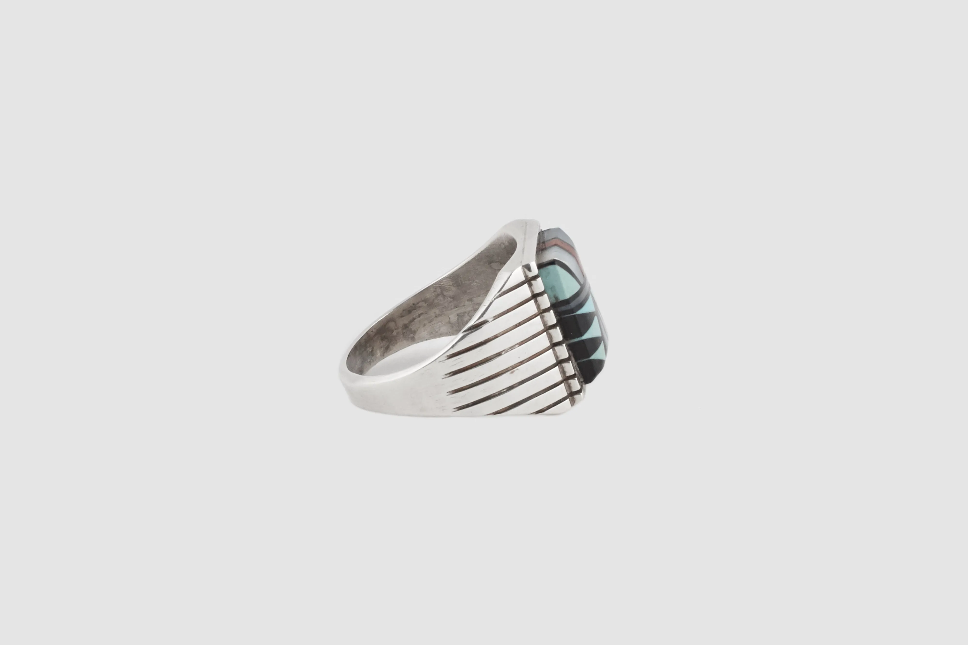 Navajo Multi Stone Inlay Ring
