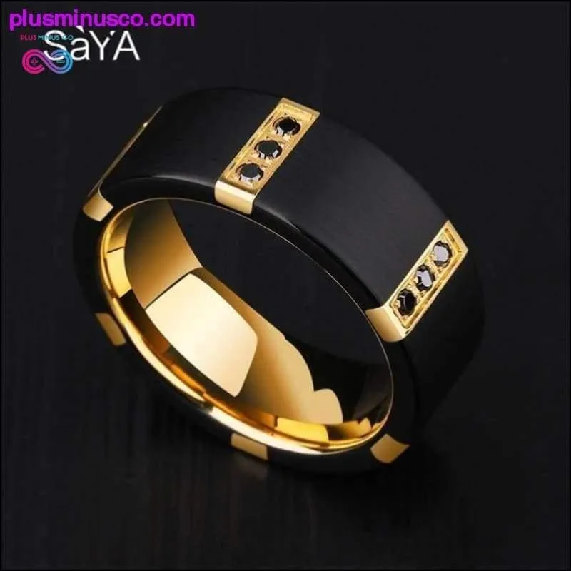 New Arrival 8MM Width BlackTungsten Carbide Rings For Man