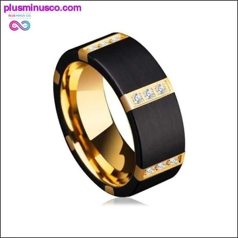 New Arrival 8MM Width BlackTungsten Carbide Rings For Man