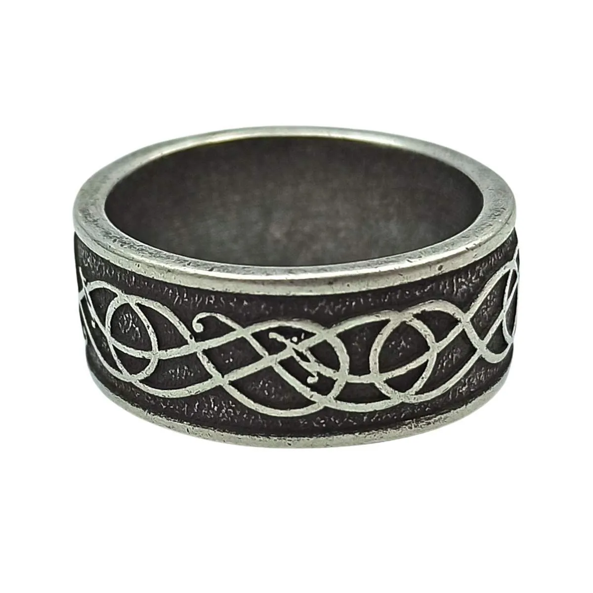 Norse Urnes ornament rings from bronze