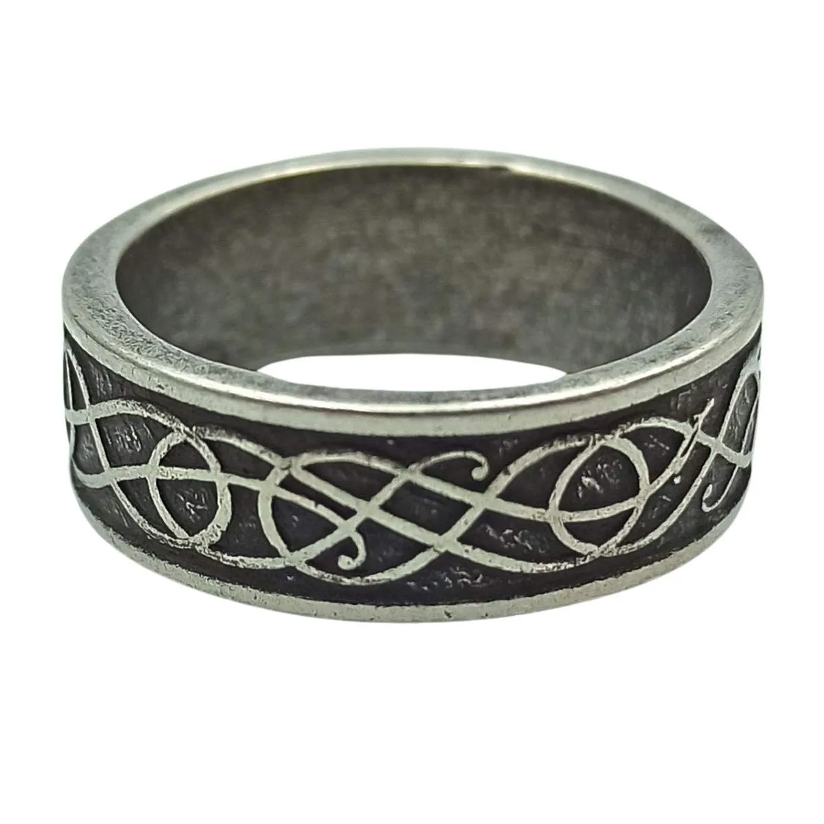 Norse Urnes ornament rings from bronze