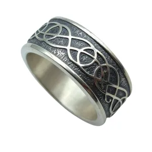 Norse Urnes ornament silver rings