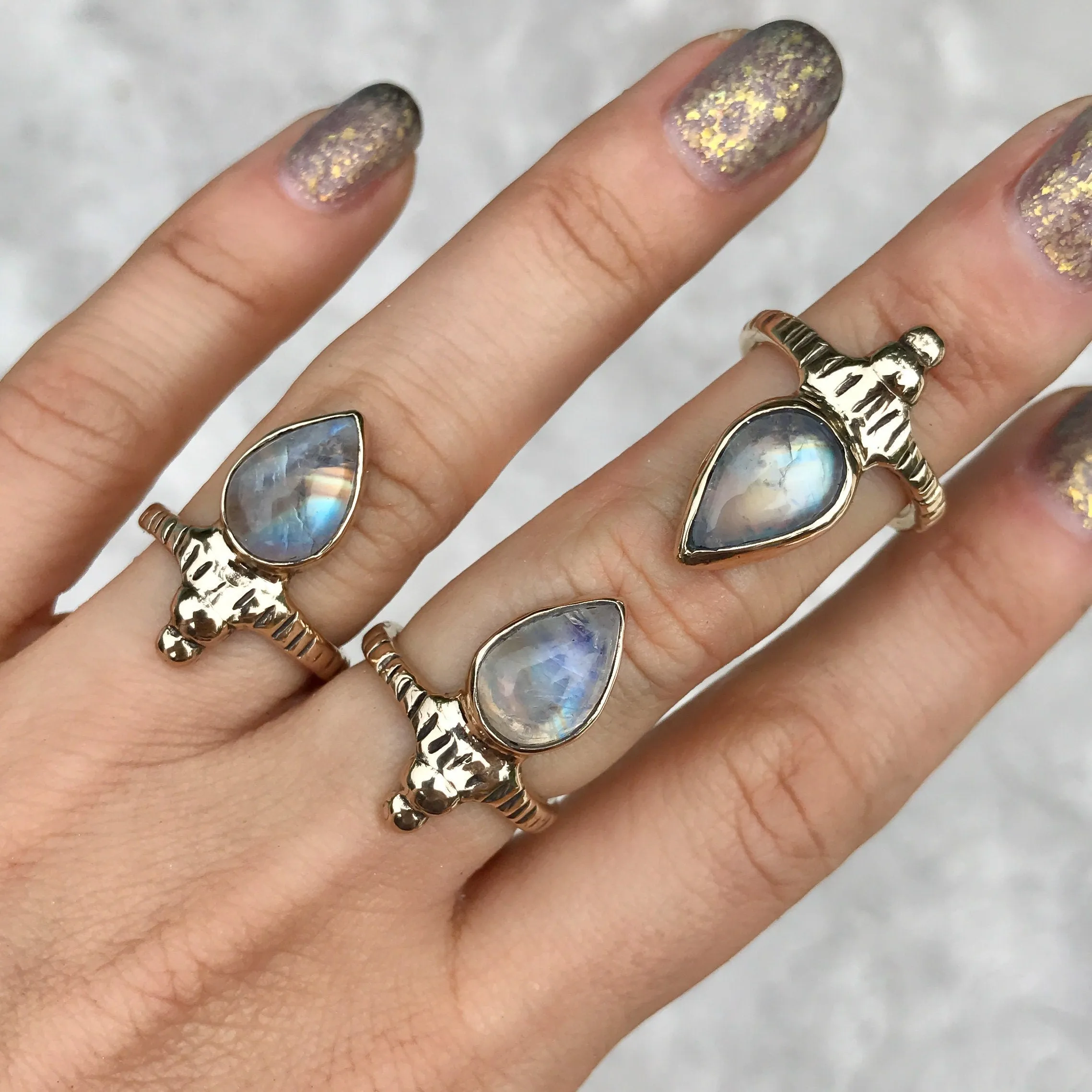 ORION Moonstone Ring- Custom