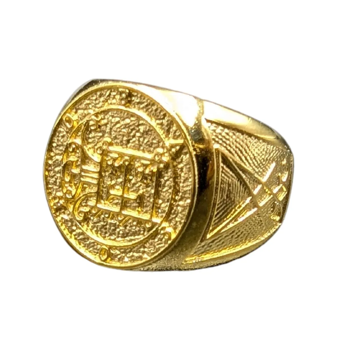 Orobas demon sigil ring from bronze