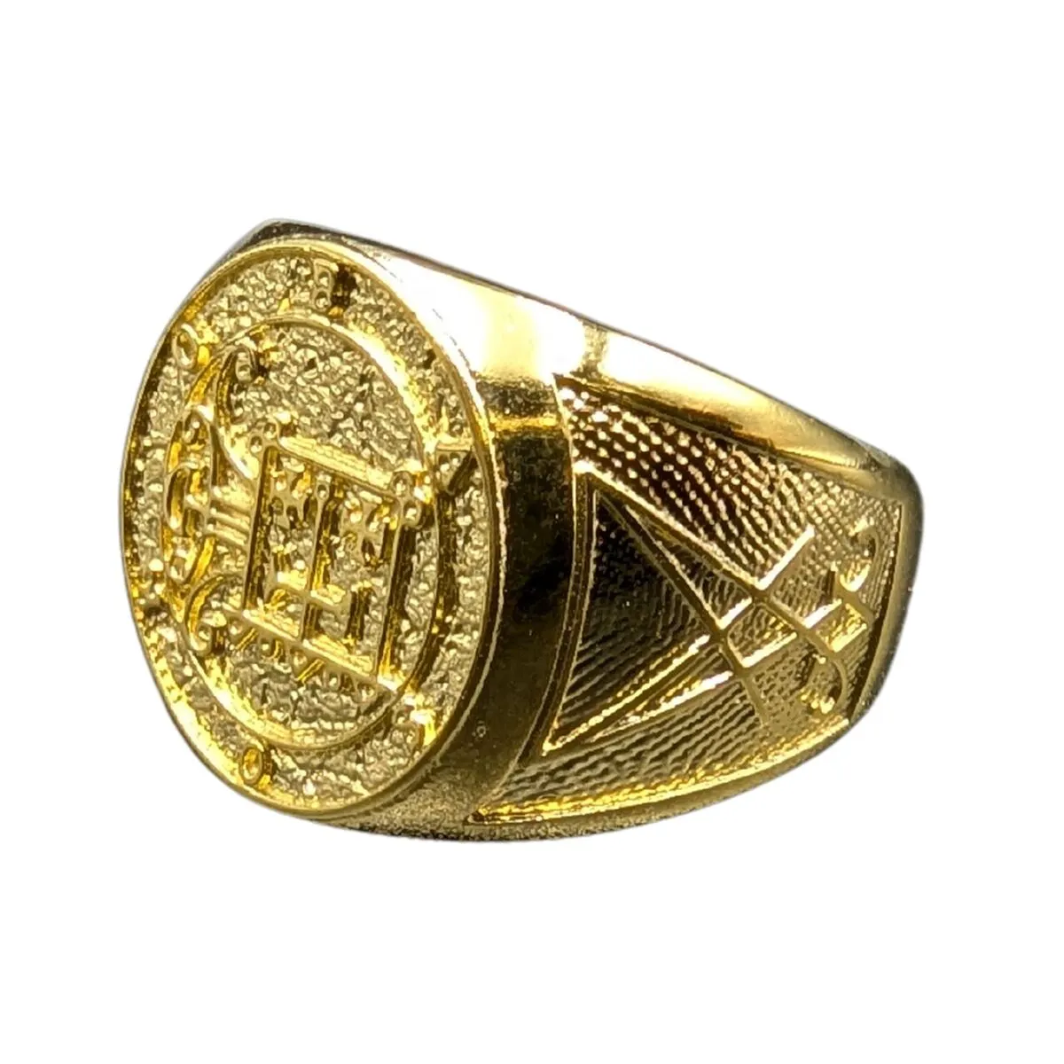 Orobas demon sigil ring from bronze
