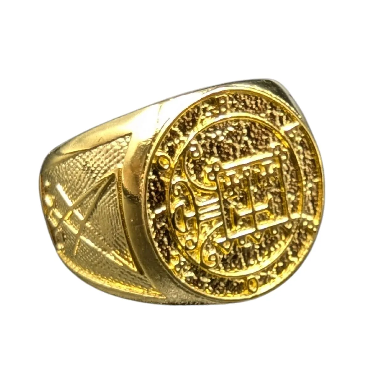 Orobas demon sigil ring from bronze
