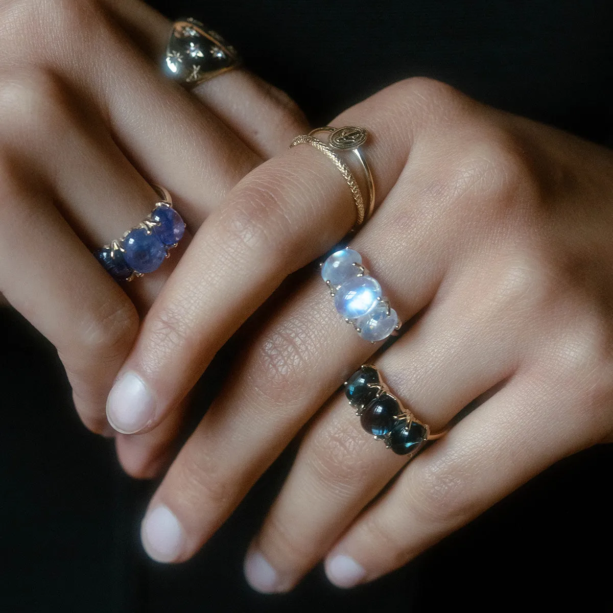 Ouroboros Diamond Snake Ring
