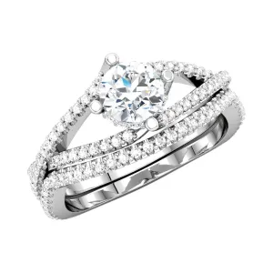 Platinum 1/6 CTW Diamond Band, Size 7