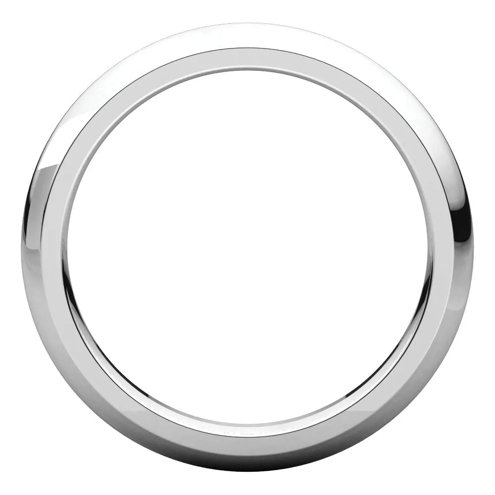 Platinum 3mm Comfort Fit Band, Size 8.5