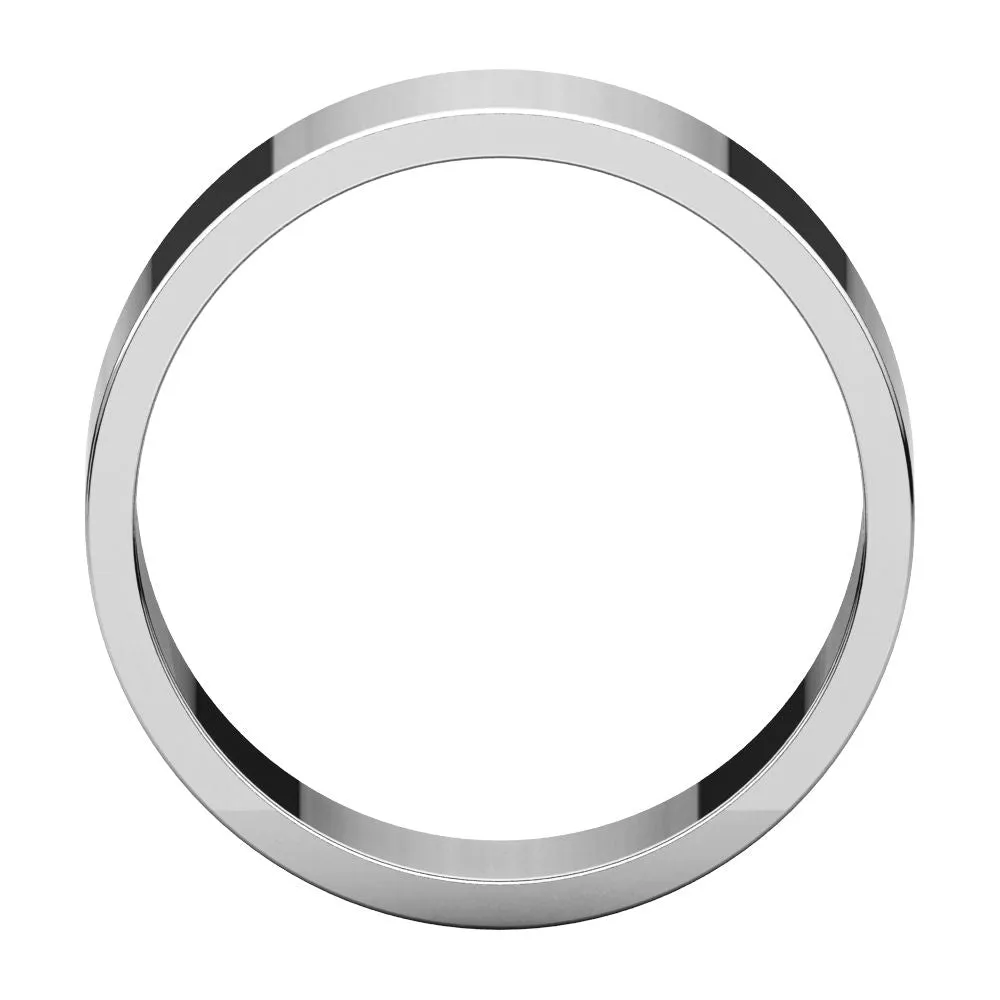 Platinum 7mm Flat Band, Size 12.5