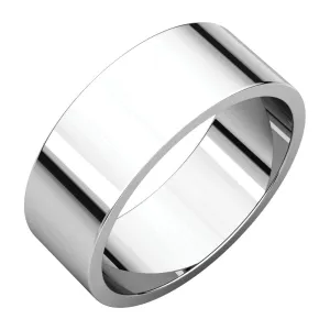 Platinum 7mm Flat Band, Size 12.5