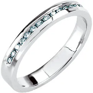 Platinum Anniversary Band, Size 6