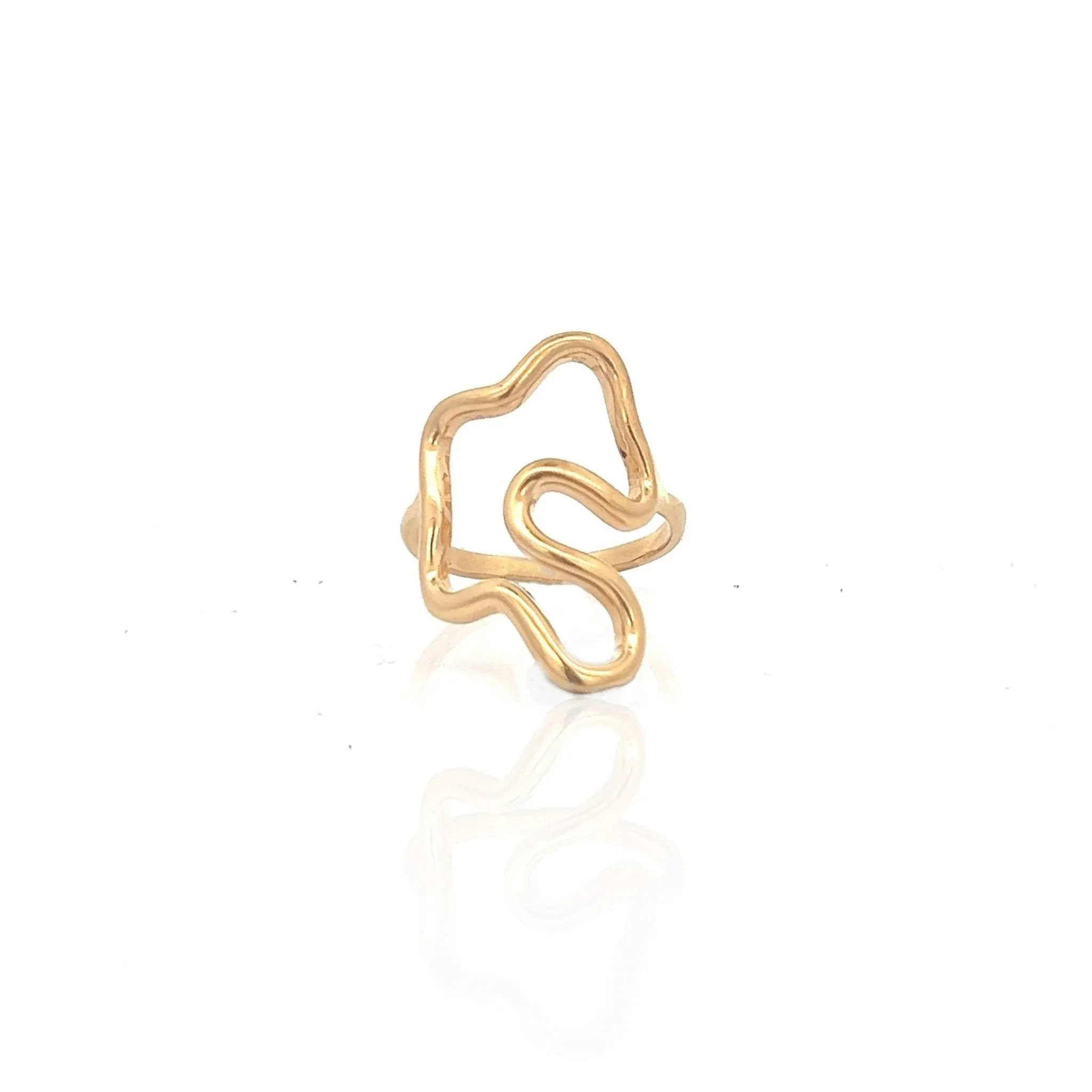 Puddle Ring, 14K Vermeil - Size 6