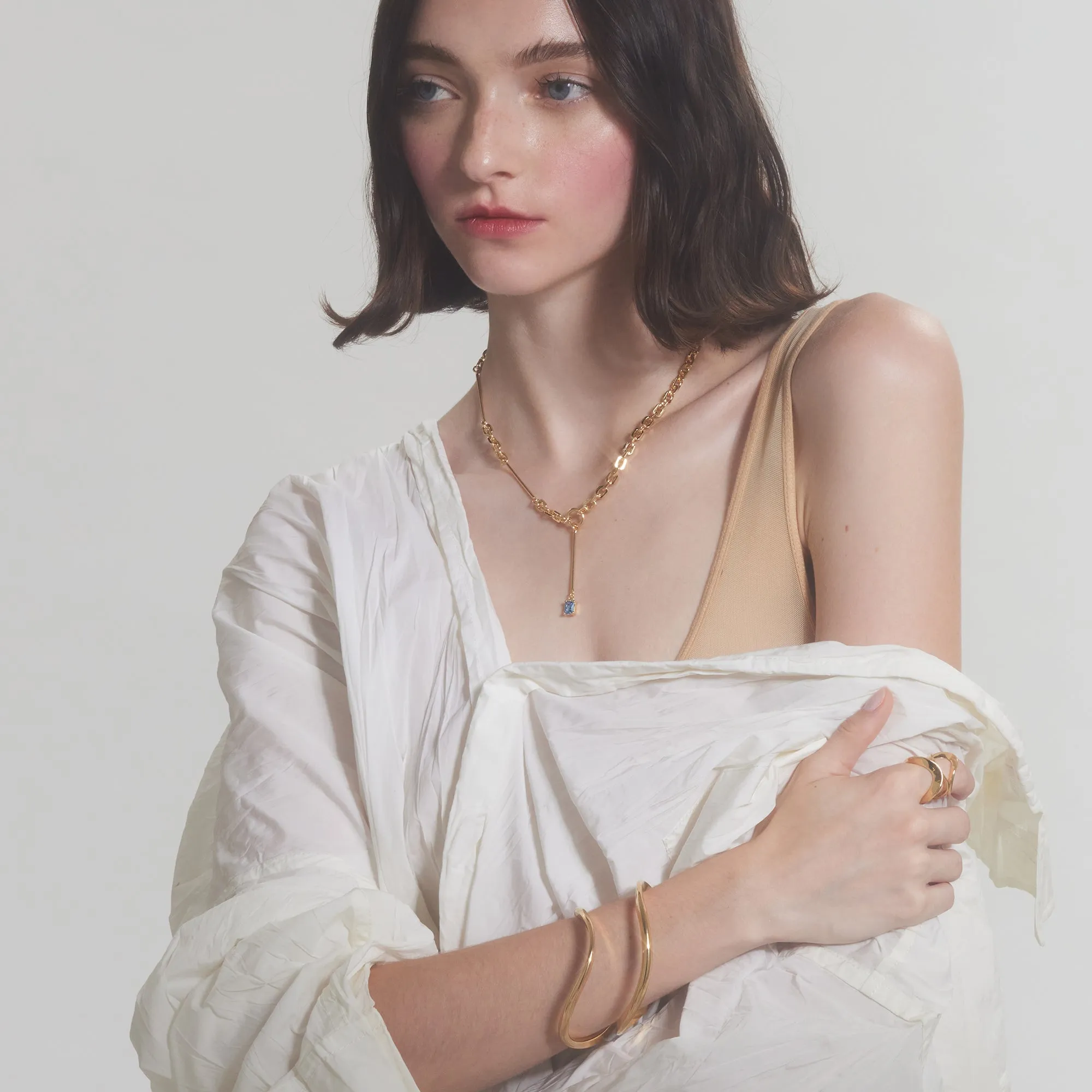 Raia Ring Set in Gold