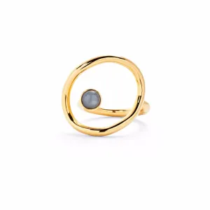 Revolve Ring in Gold