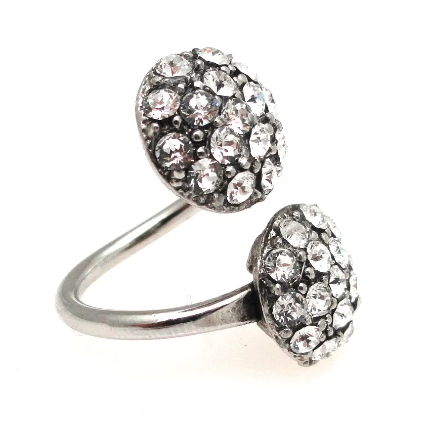 Rhinestone circular ring
