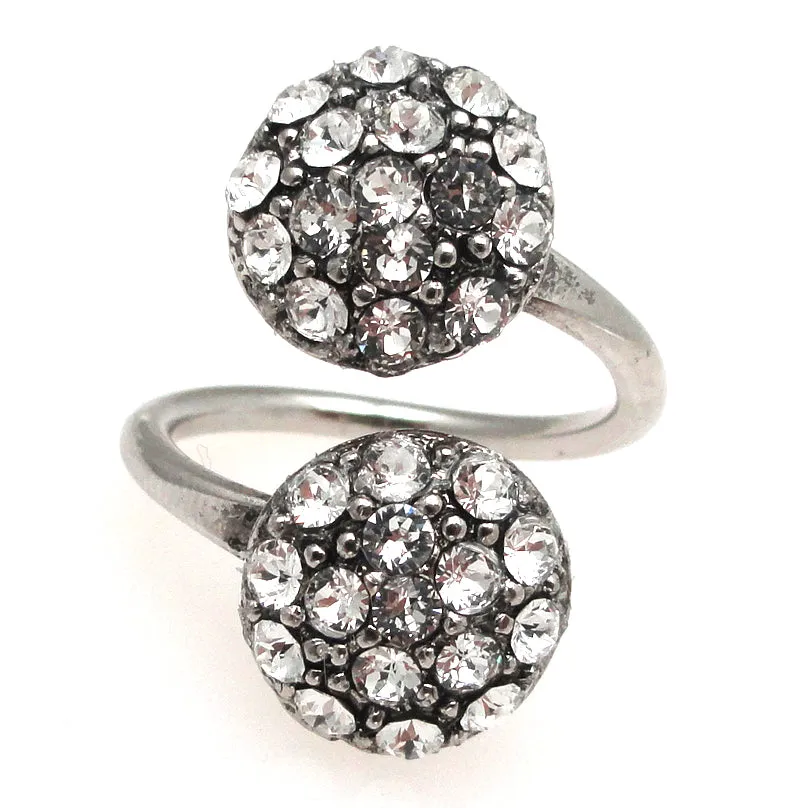 Rhinestone circular ring