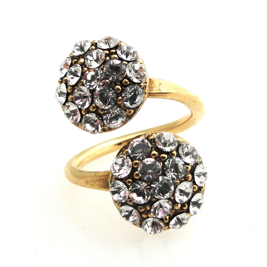 Rhinestone circular ring