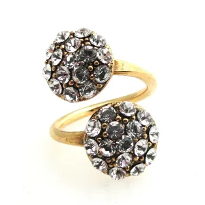 Rhinestone circular ring