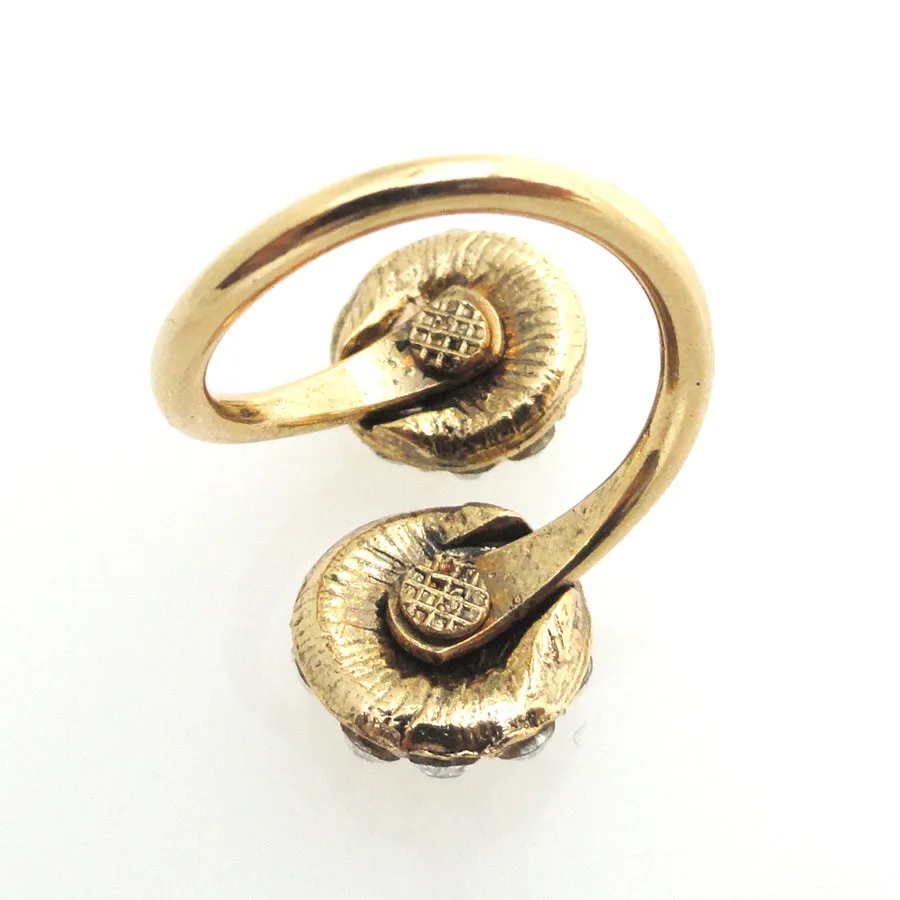 Rhinestone circular ring
