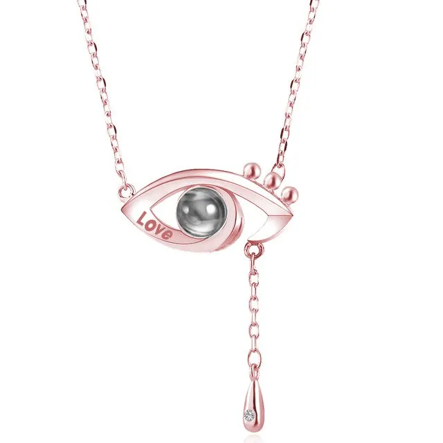 Rings Necklaces 100 language i love you Projection Jewelry Valentine or anytime gift