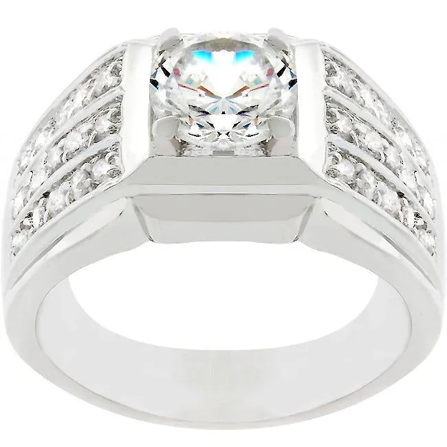 Rock Solid Cubic Zirconia Ring