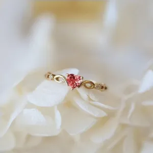 Romantic Gift Heart Ring Zircon For Women Anniverssary Jewelry