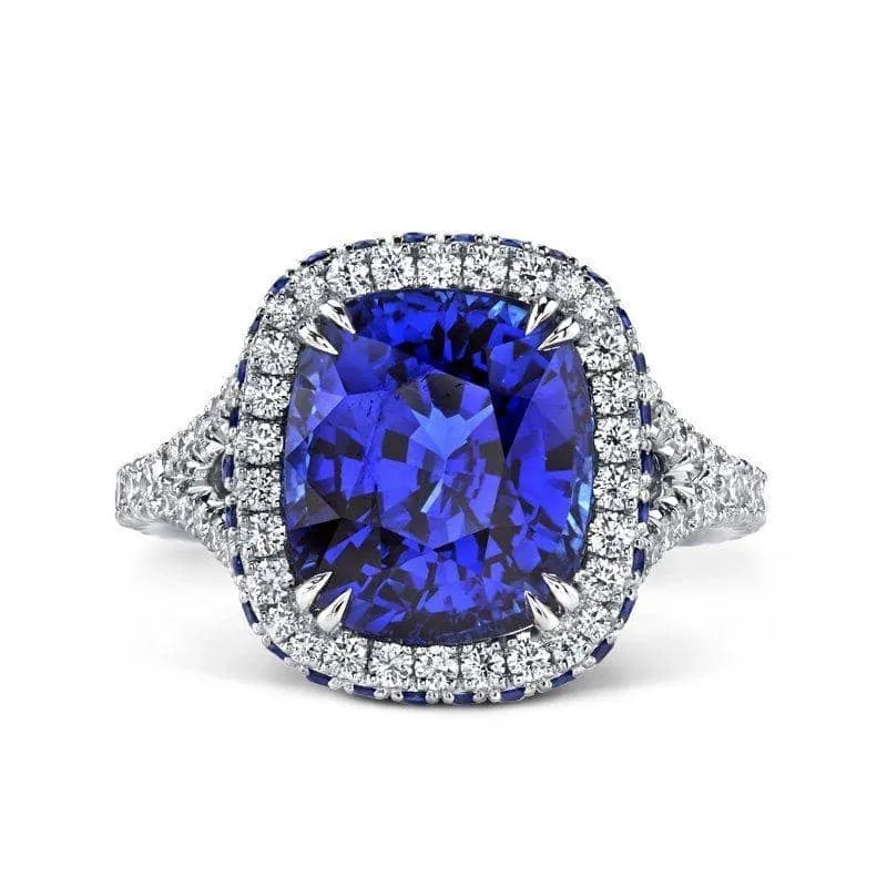 Sapphire & Diamond Ring