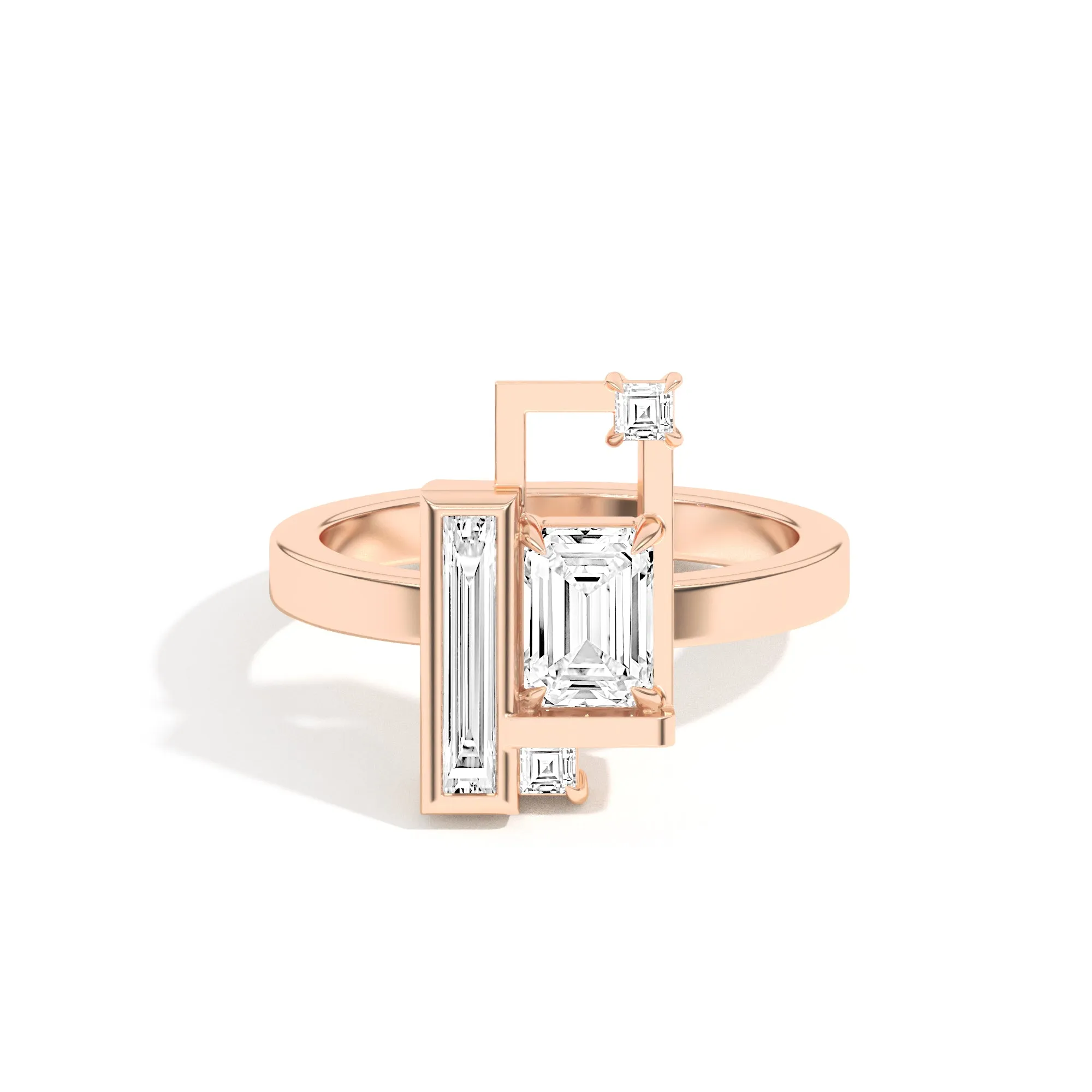 Scarpa Emerald Olivetti Frame Ring