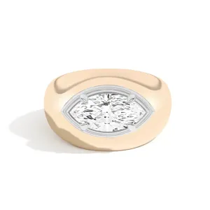 Scarpa Marquise Double Bezel Bombe Ring