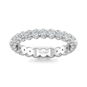 Shared Prong Wedding Band