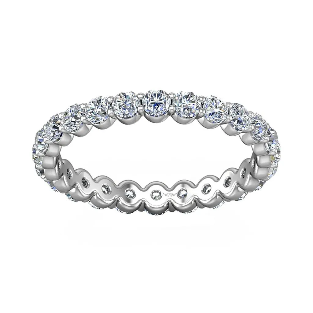 Shared Prong Wedding Band