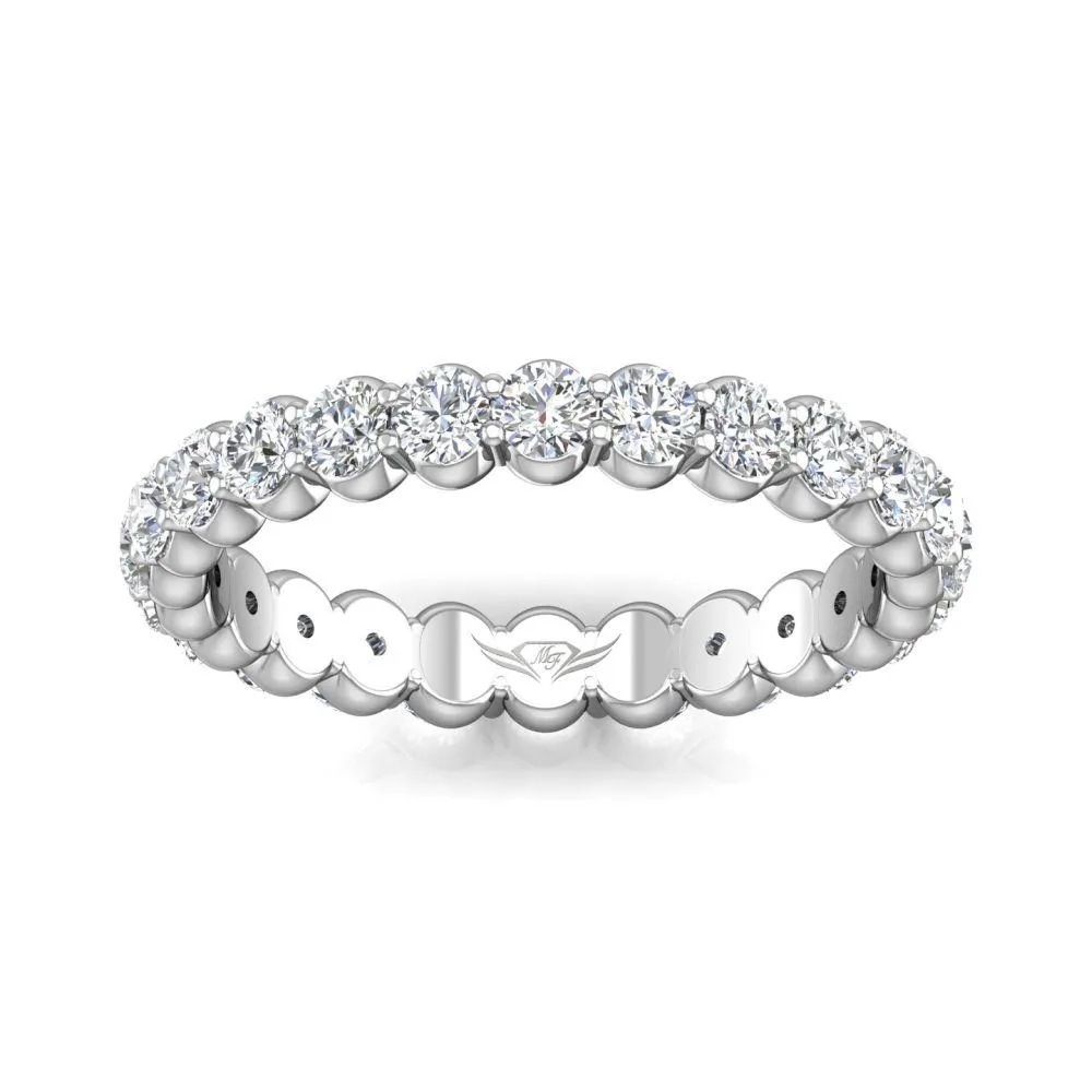 Shared Prong Wedding Band