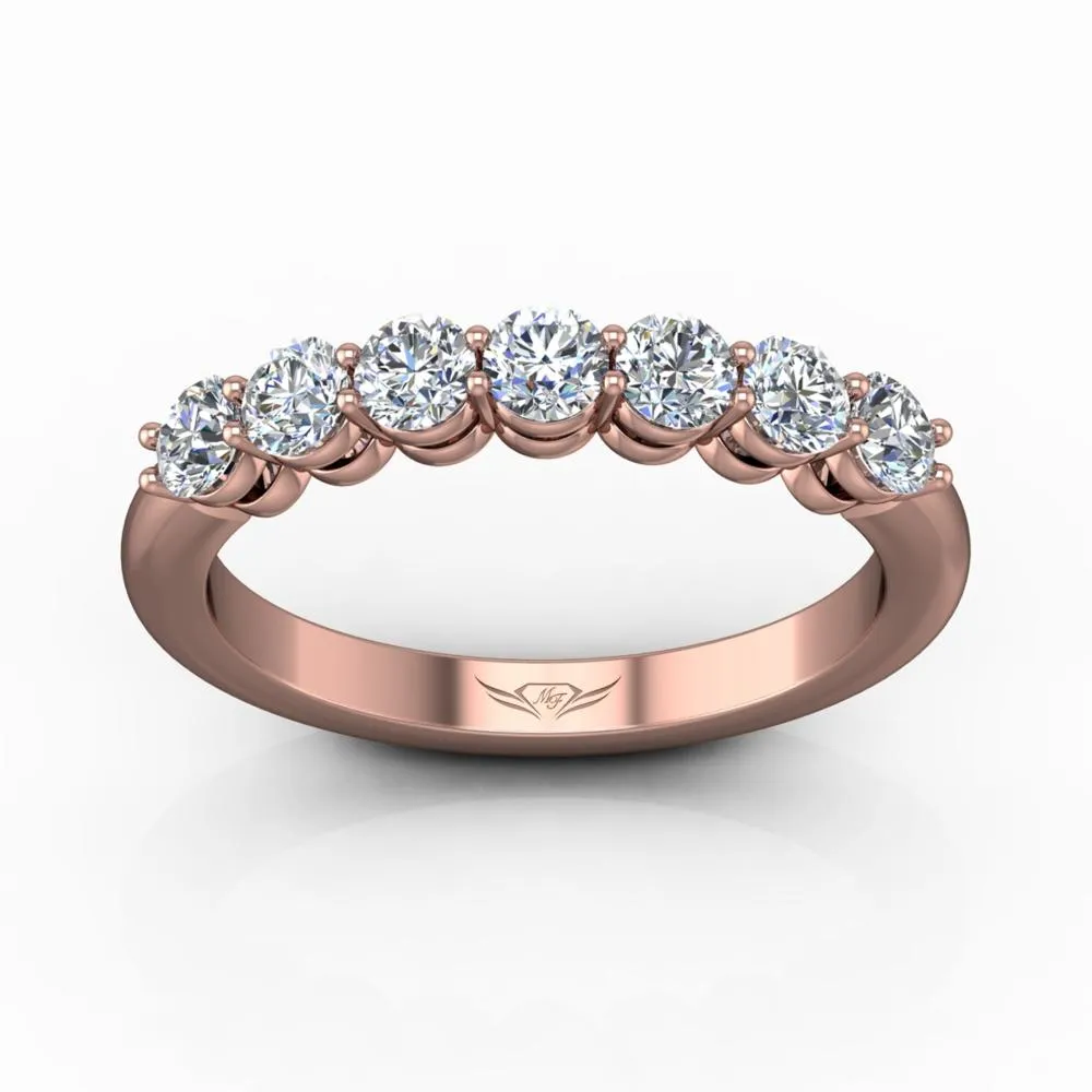 Shared Prong Wedding Band