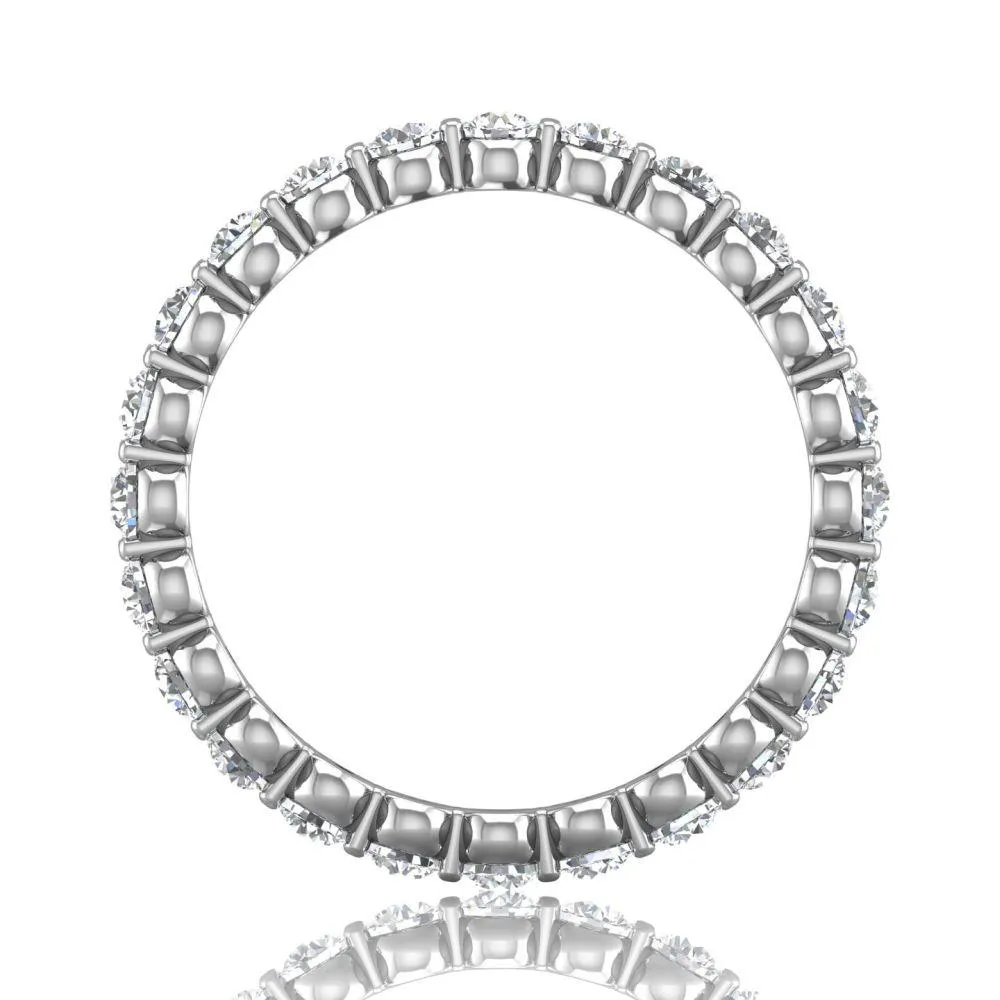 Shared Prong Wedding Band