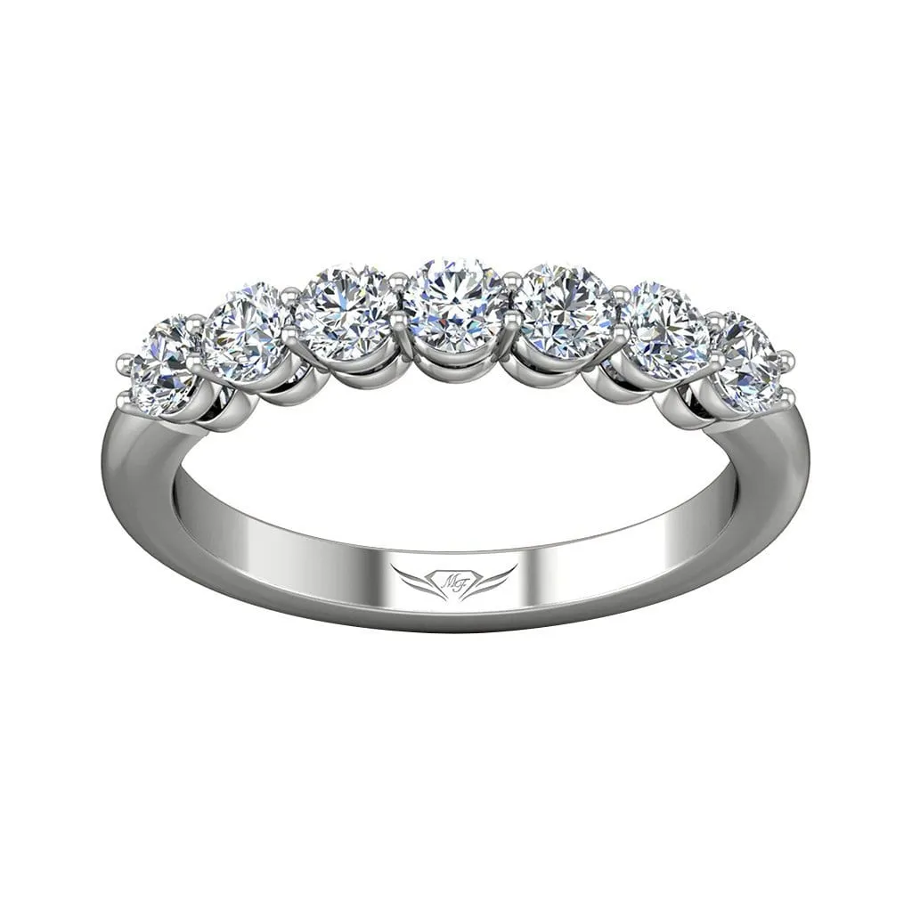 Shared Prong Wedding Band
