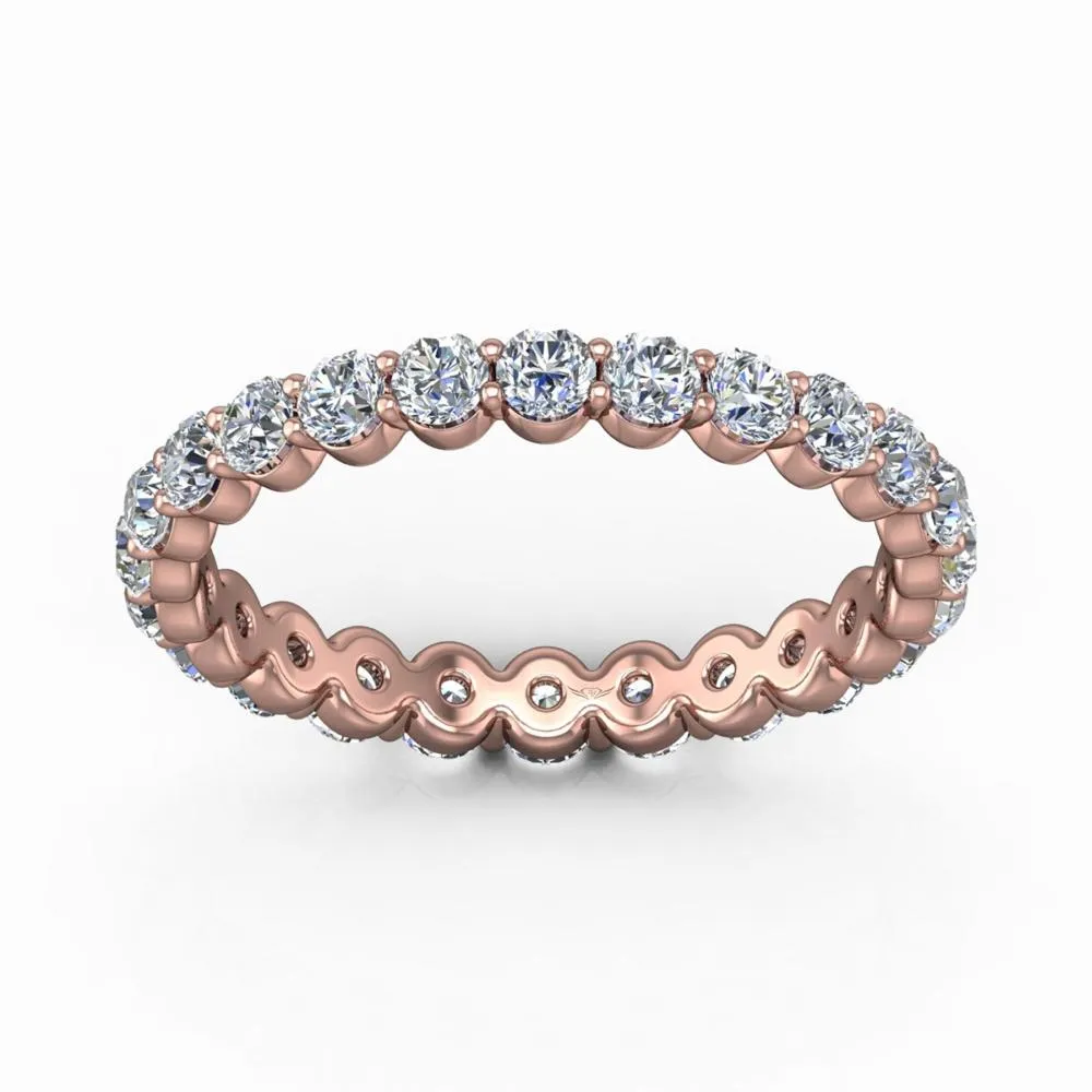 Shared Prong Wedding Band