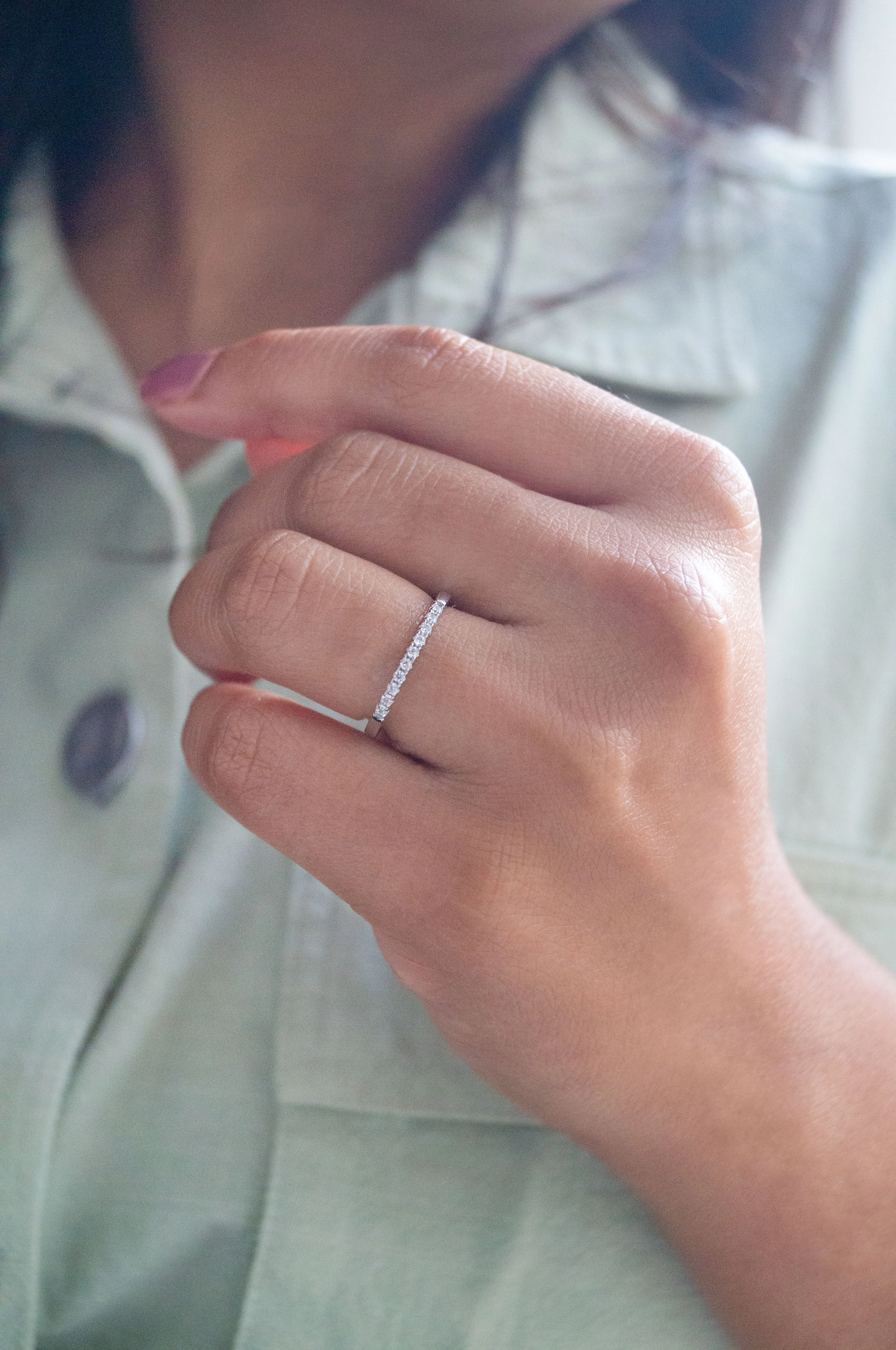Shinning Eternity Sterling Silver Ring
