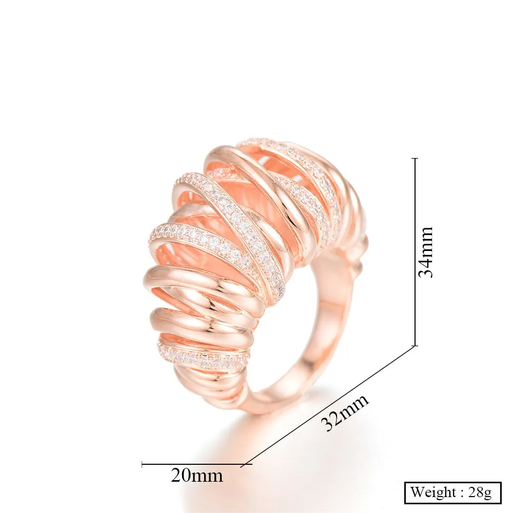 Shiny Charm Ring Women Jewelry Anniversary Birthday