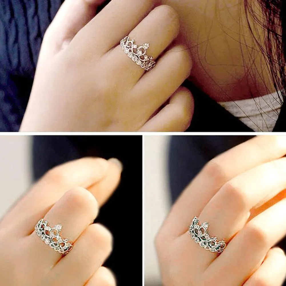 Solid Rose Gold Pandora Ring