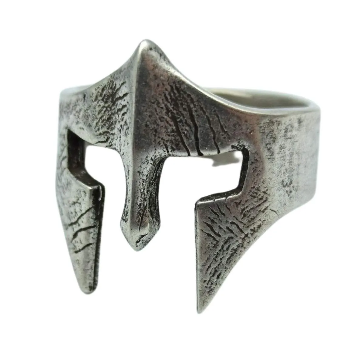 Spartan warrior bronze ring