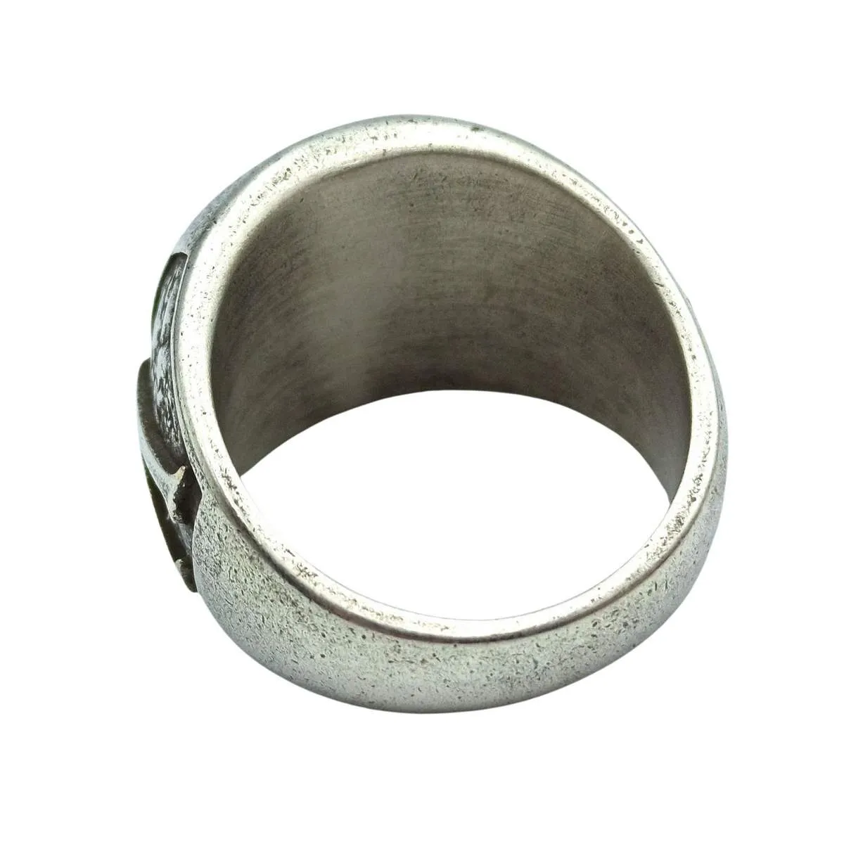 Spartan warrior helmet bronze ring