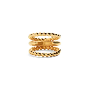 Split Ophidia Ring in Gold