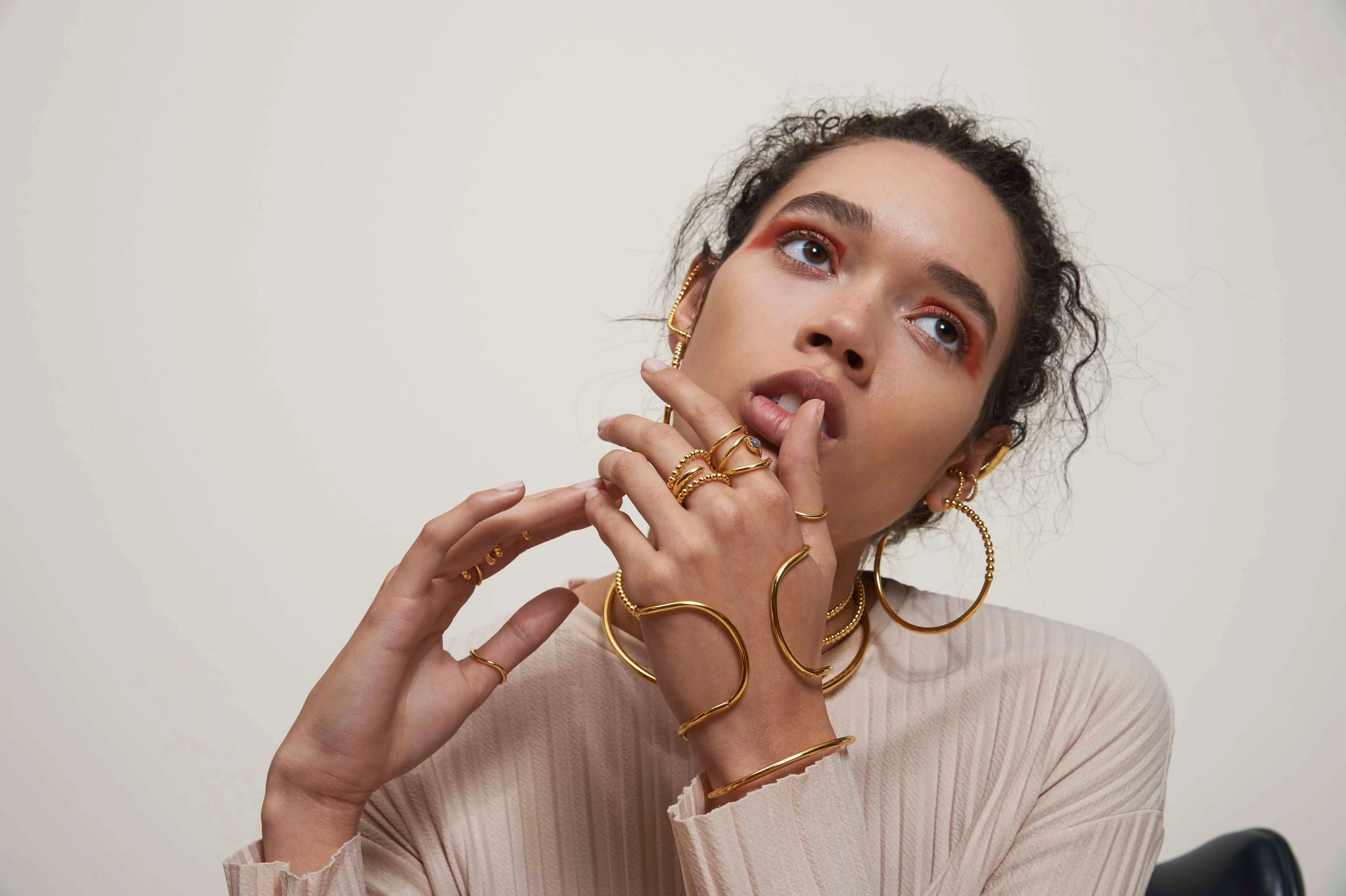 Split Ophidia Ring in Gold