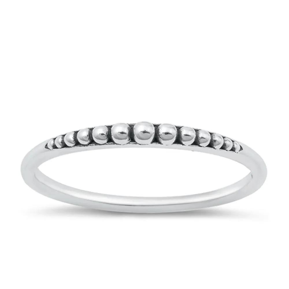 Sterling Silver Bali Ring