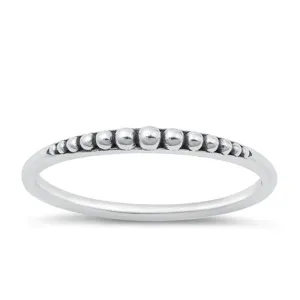 Sterling Silver Bali Ring