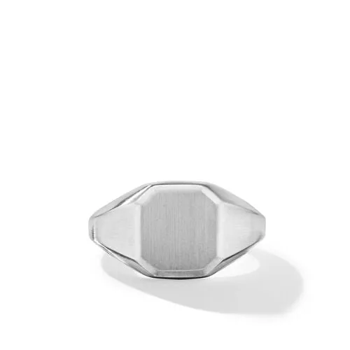 Streamline Signet Ring in Sterling Silver, Size 11