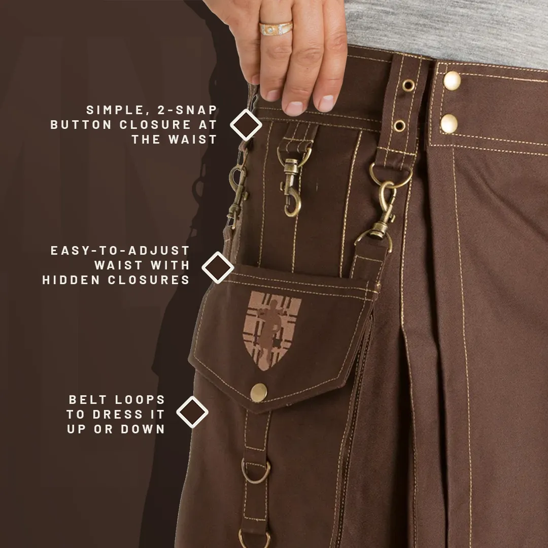 The Highlander Kilt - Black